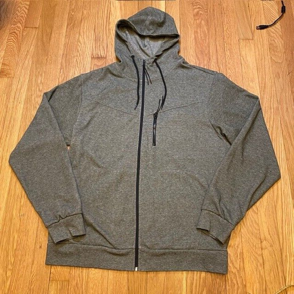 Ocean Current Green Full Zip Hoodie Mens XL Sweatshirt Soft Comfortable